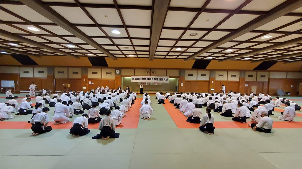 Yokohama AikiDojo participe à la 18e démonstration de la préfecture de Kanagawa