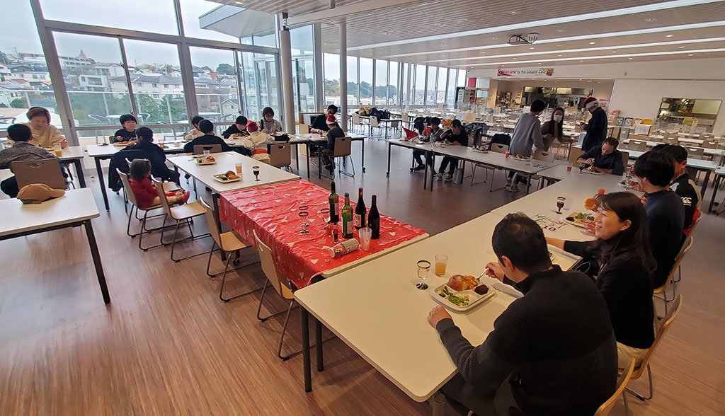 Saint Maur International School’s recently built Cougar Café offers a very scenic view over the Yamate area.