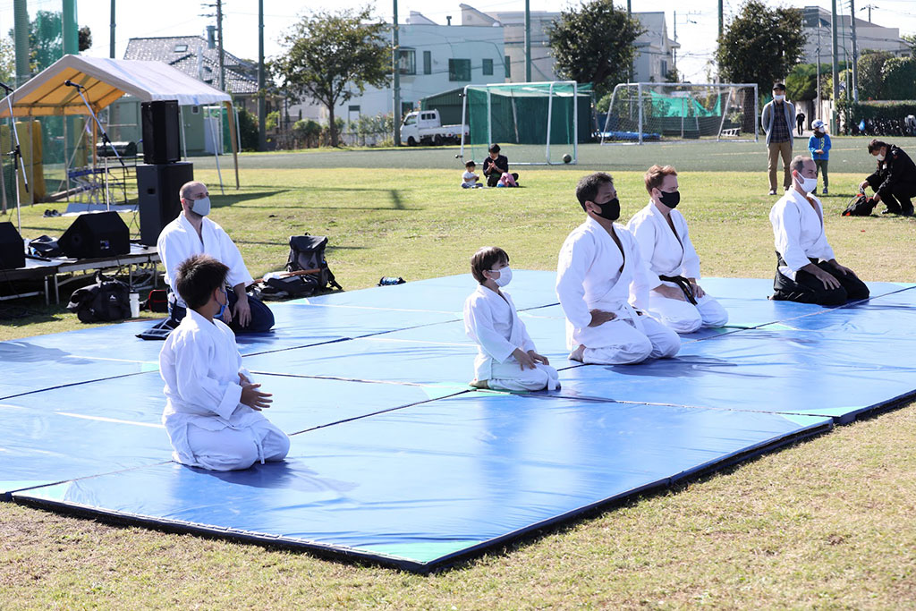 Yokohama AikiDojo’s first public demonstration at YC&AC