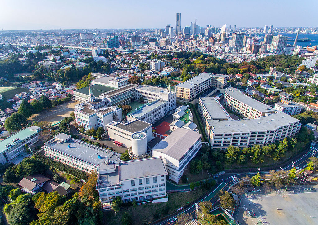 saint maur international school aerial view