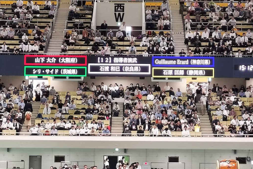 Guillaume Sensei demonstrates at the 60th All Japan Aikido Demonstration